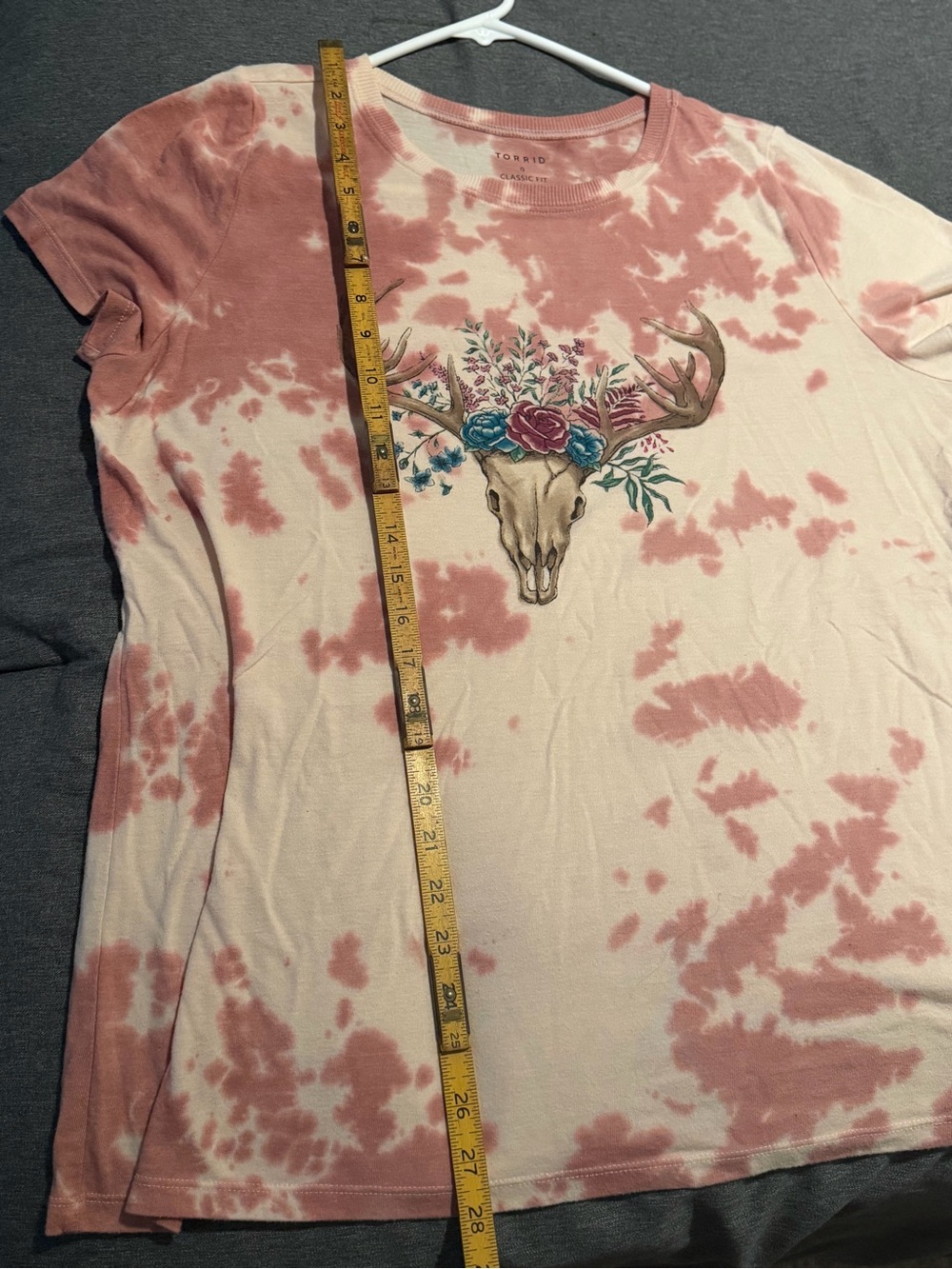 torrid Rose Tie-Dye Graphic Tee - Picture 5 of 5